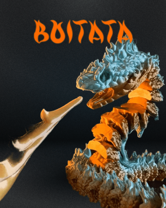 Boitata, the Articulated Fire Snake