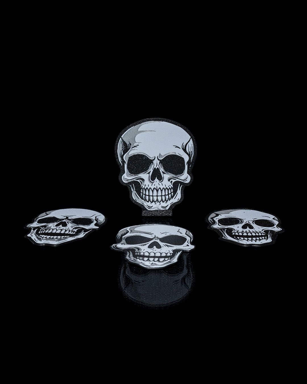 Bold Skull Coaster – Edgy Home Decor for Gothic Vibes - Image 3