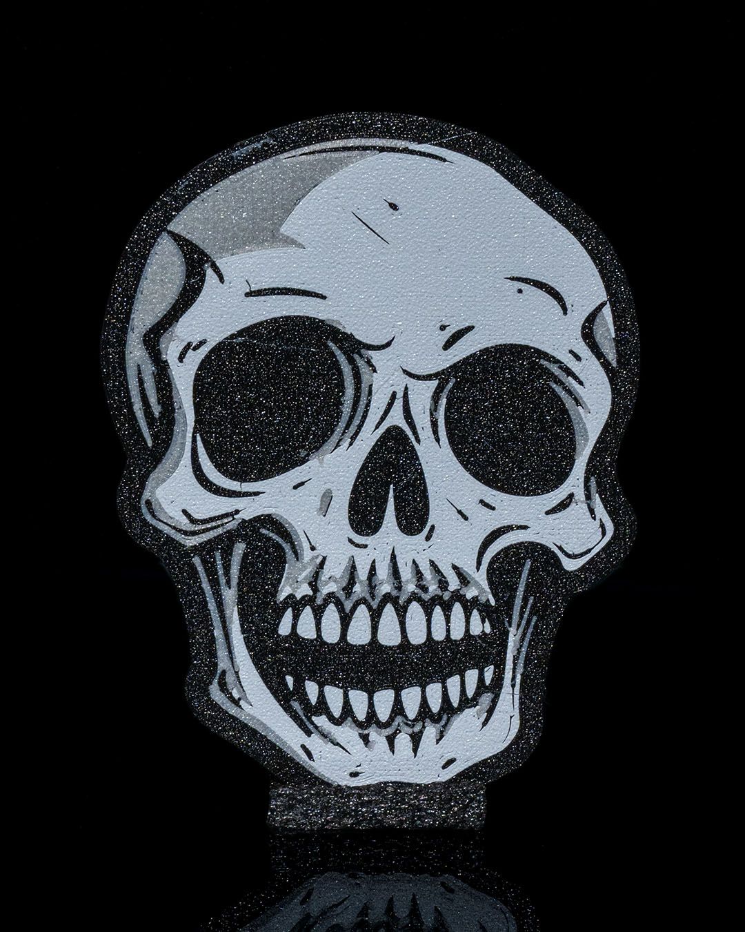 Bold Skull Coaster – Edgy Home Decor for Gothic Vibes - Image 4