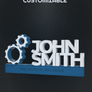 Customizable Engineer Sign