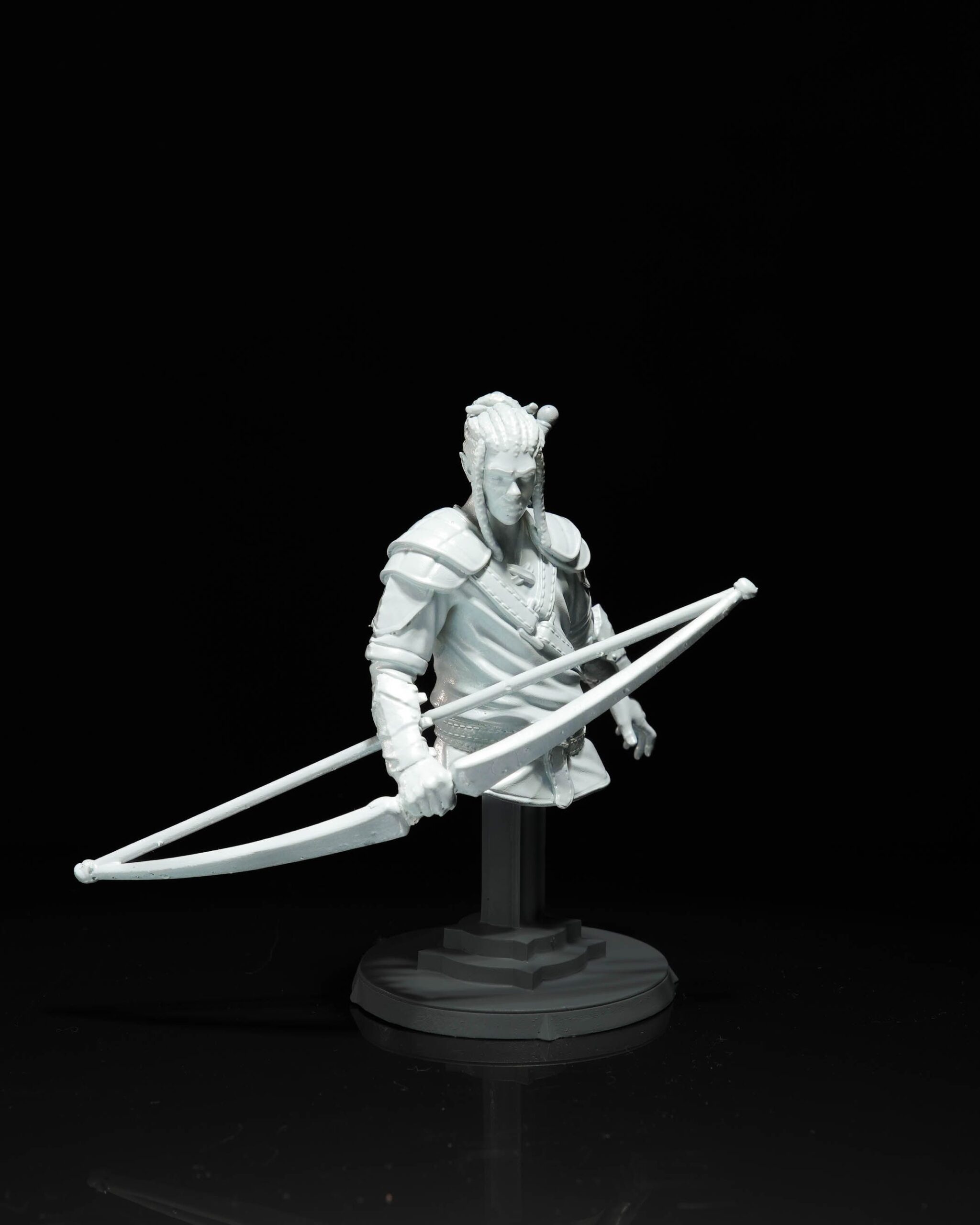 Miniatura para RPG - Eagon Milvenin (Coleção Graveyard Of Sorrows) - Sem Pintar - 32mm, 75mm & Busto - Image 6