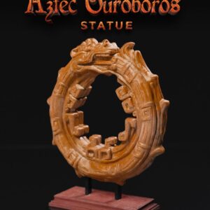 Aztec Ouroboros Statue