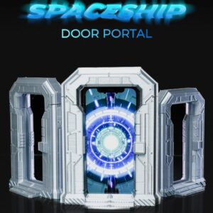 Spaceship Door Portal Phone Holder