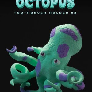 Octopus Toothbrush Holder - Hanging