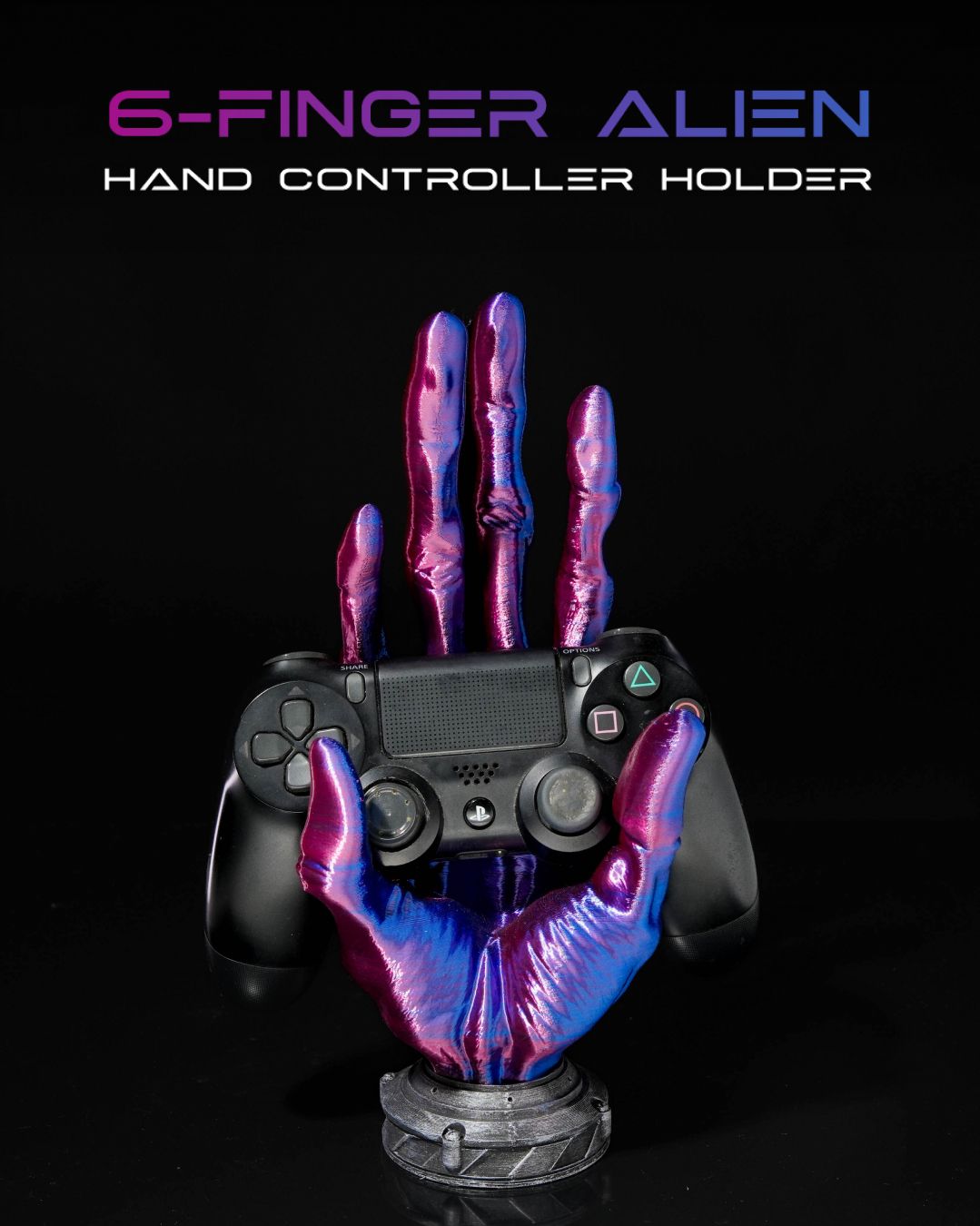 6-Finger Alien Hand Controller Holder
