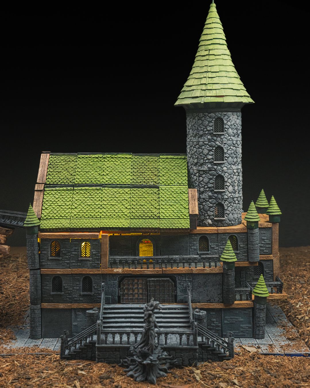 Scholar's Tower | 3D-Printed RPG Terrain | Epic Tower for Fantasy Tabletop Games - Image 3