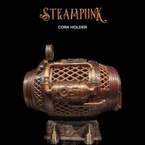 Steampunk Cork Holder