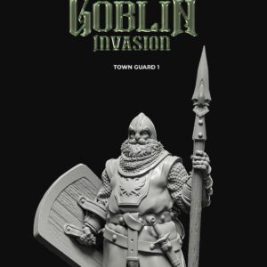 Town Guard - Human Male w/ Spear and Shield