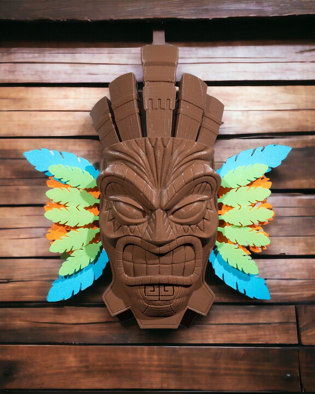 Tiki Mask Wall Mount - Image 3