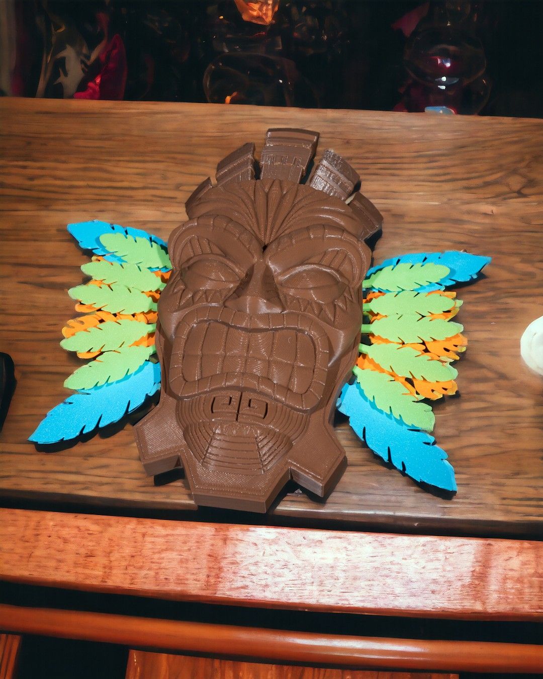 Tiki Mask Wall Mount - Image 4
