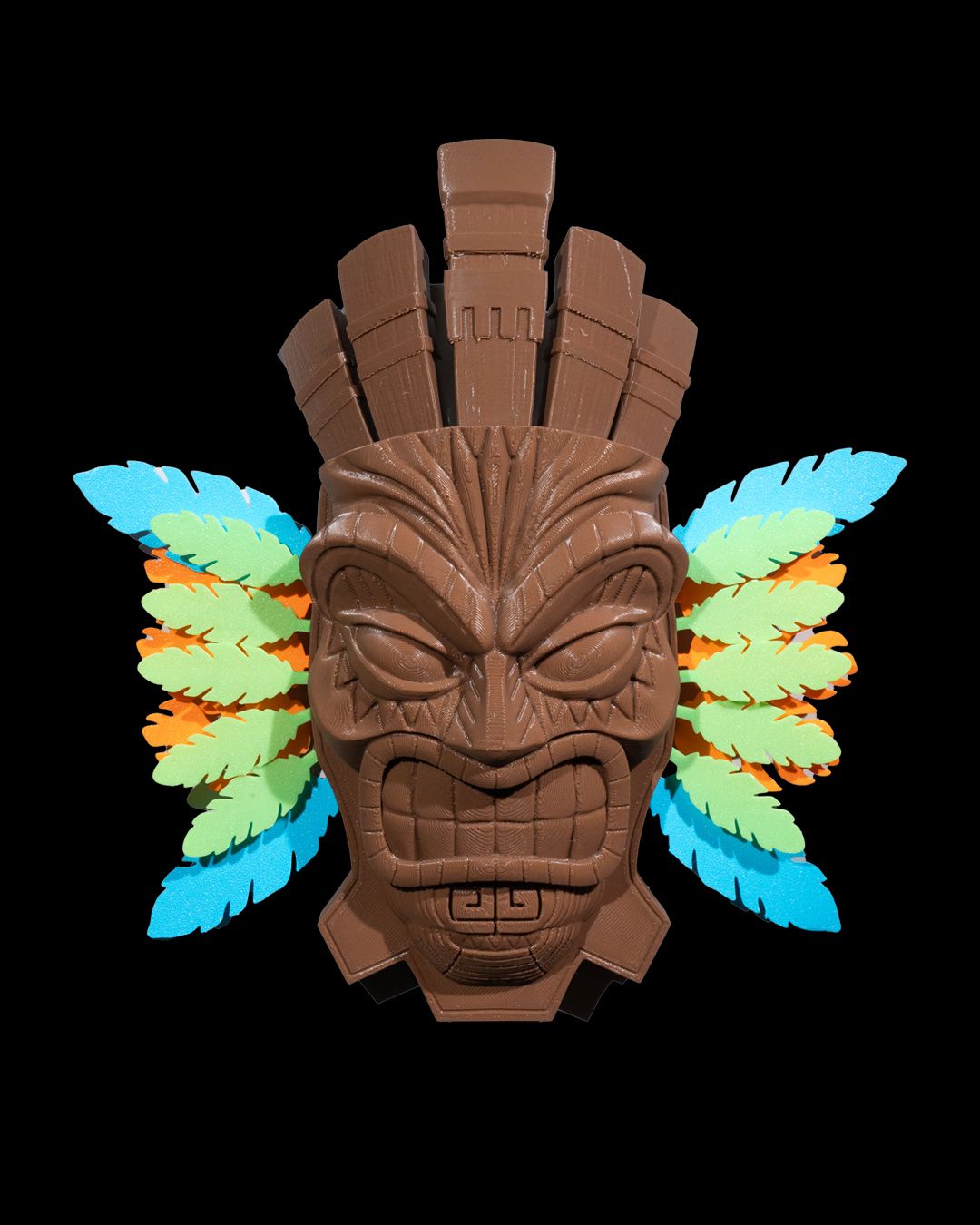 Tiki Mask Wall Mount - Image 2