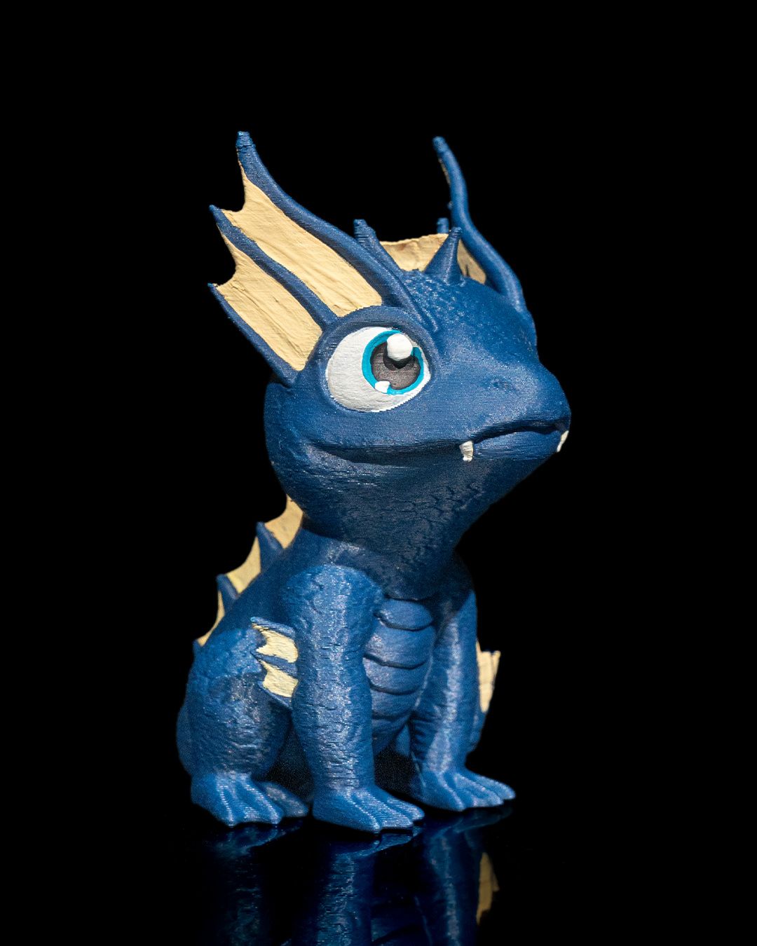 3D Printed Baby Water Dragon & Egg – Enchanted Ocean Hatchling Collectible - Image 9