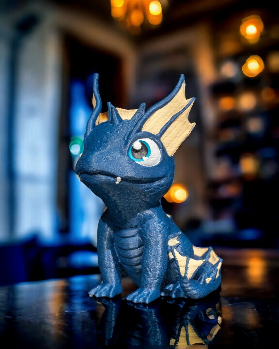 3D Printed Baby Water Dragon & Egg – Enchanted Ocean Hatchling Collectible - Image 7