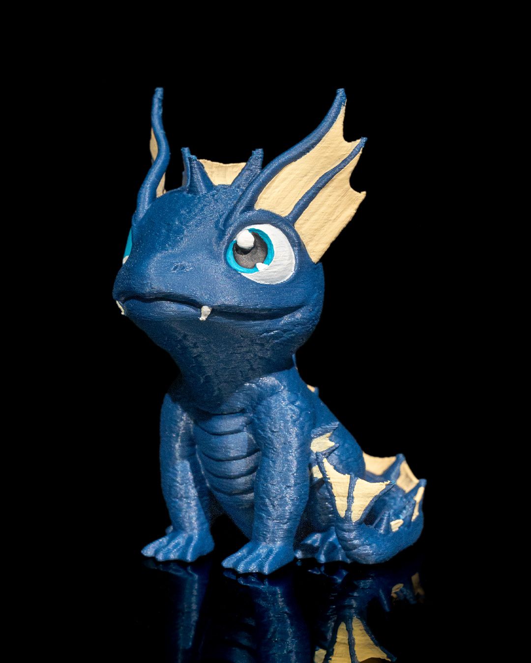 3D Printed Baby Water Dragon & Egg – Enchanted Ocean Hatchling Collectible - Image 10