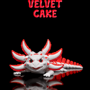 Angry Articulated Axolotl / Velvet Cake