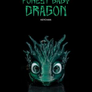 Keychain - Forest Baby Dragon