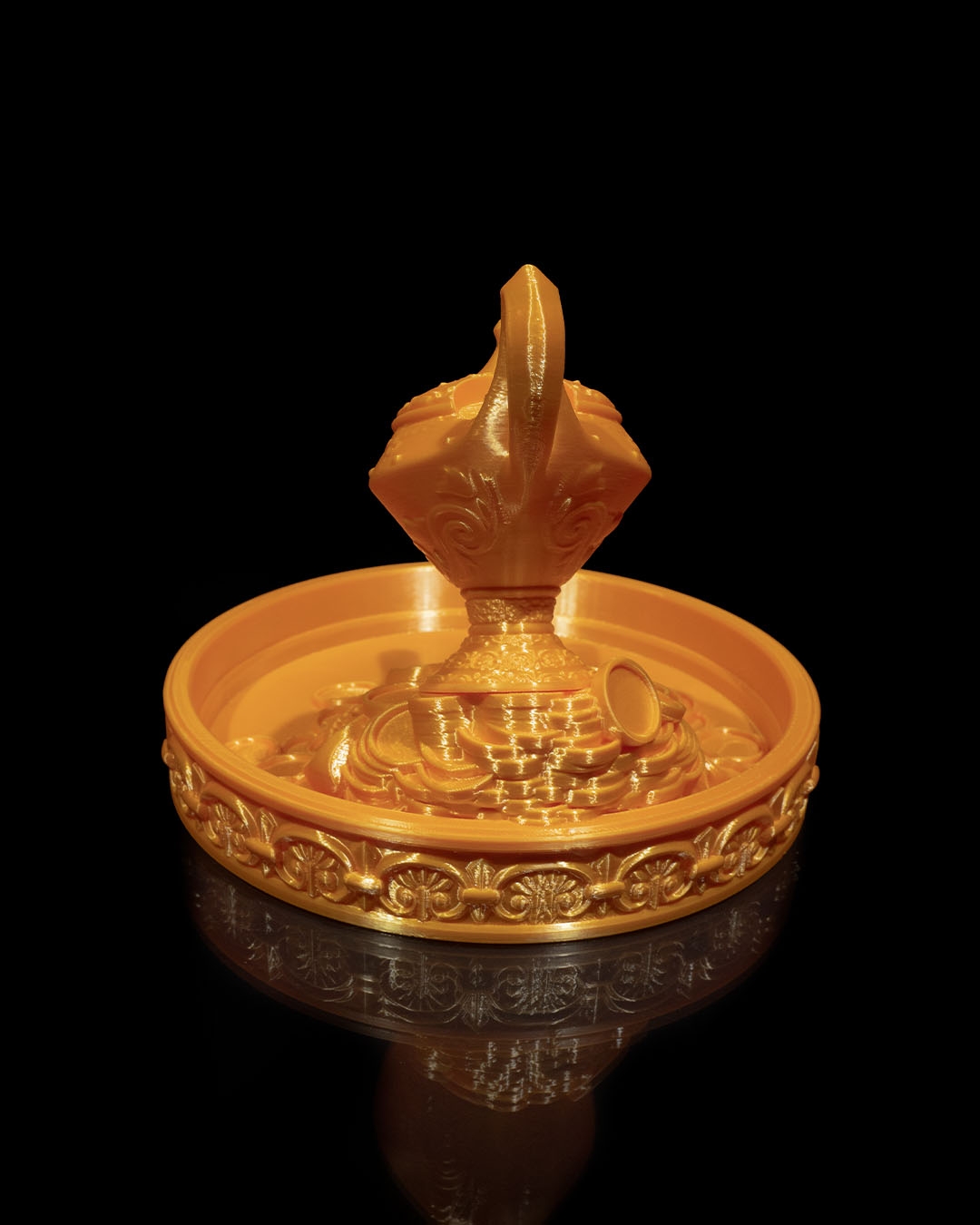 Porta incenso de lâmpada mágica - Lamp of Wealth Backflow Burner - Image 7