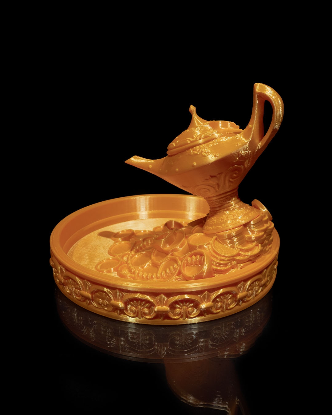 Porta incenso de lâmpada mágica - Lamp of Wealth Backflow Burner - Image 8