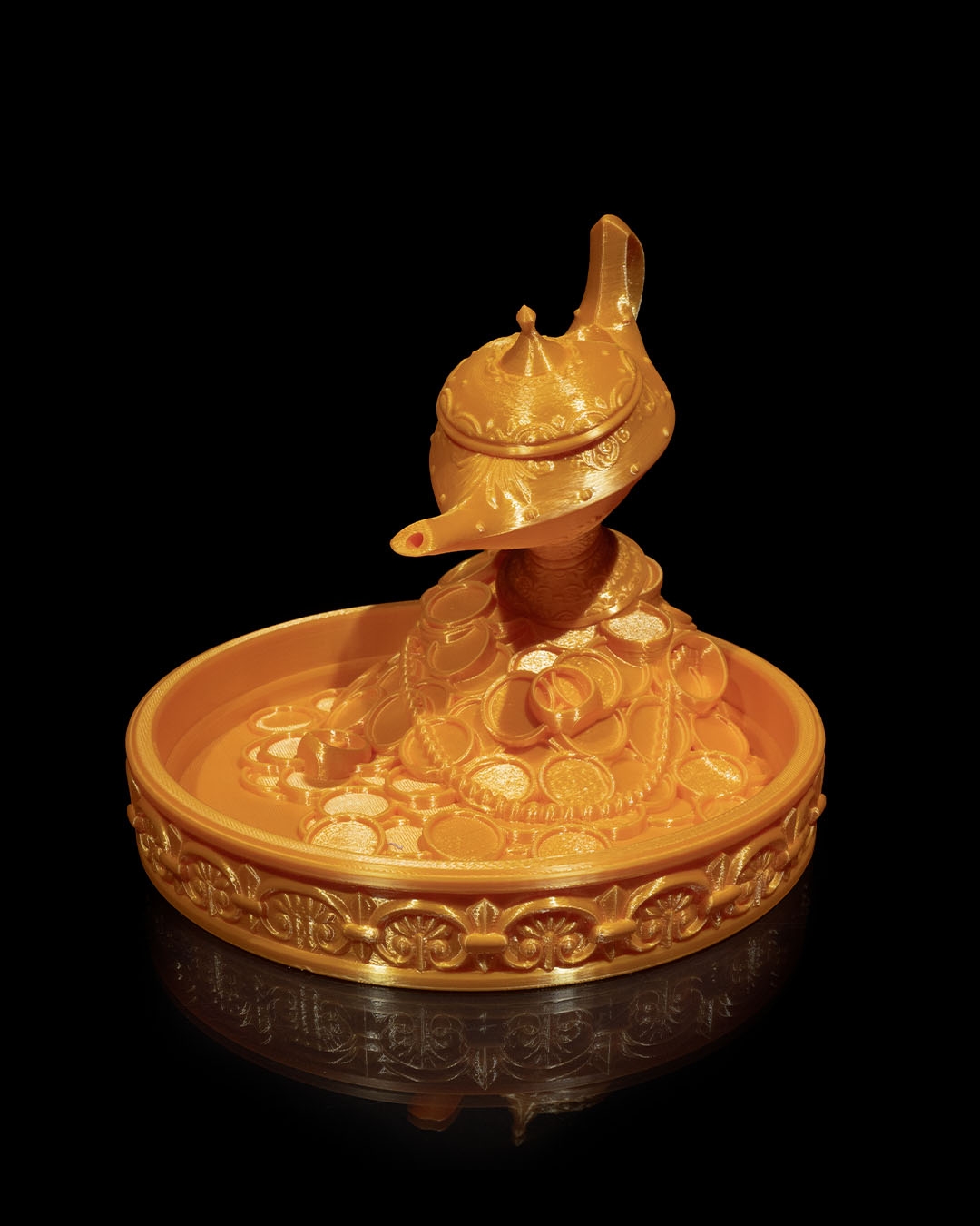 Porta incenso de lâmpada mágica - Lamp of Wealth Backflow Burner - Image 9