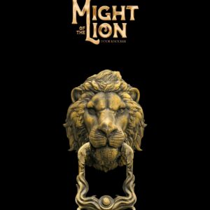 Might of the Lion Door Knocker