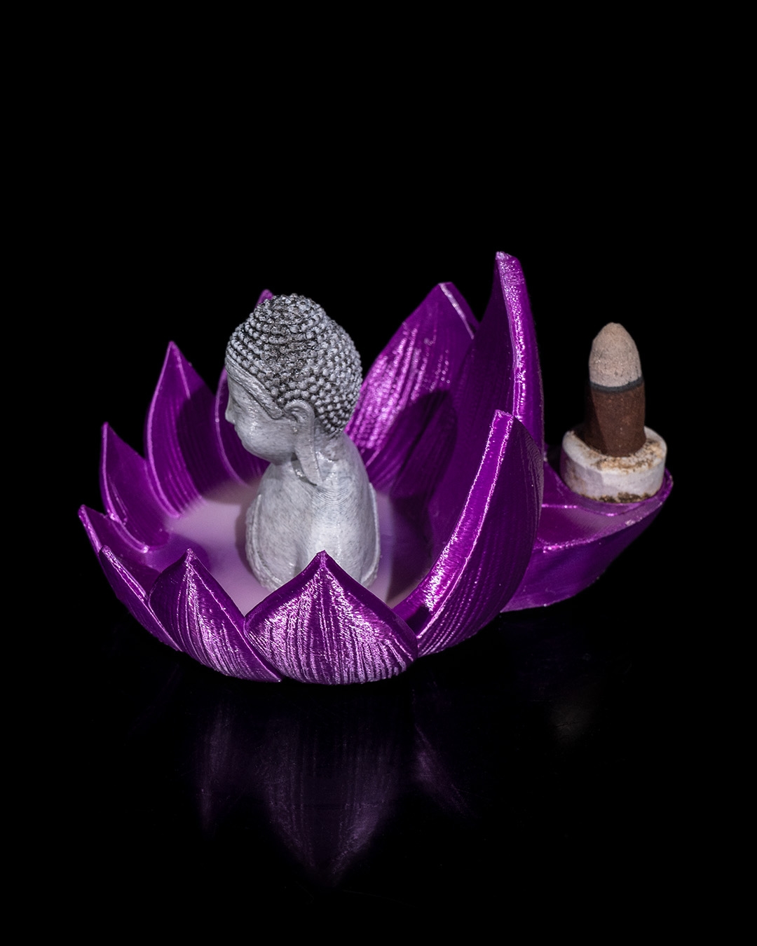 Suporte para incenso Buddha - Nirvana Backflow Burner - Image 4