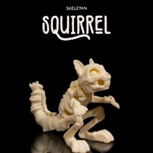 Nutty Bones: The Spooky Squirrel Fidget Friend!