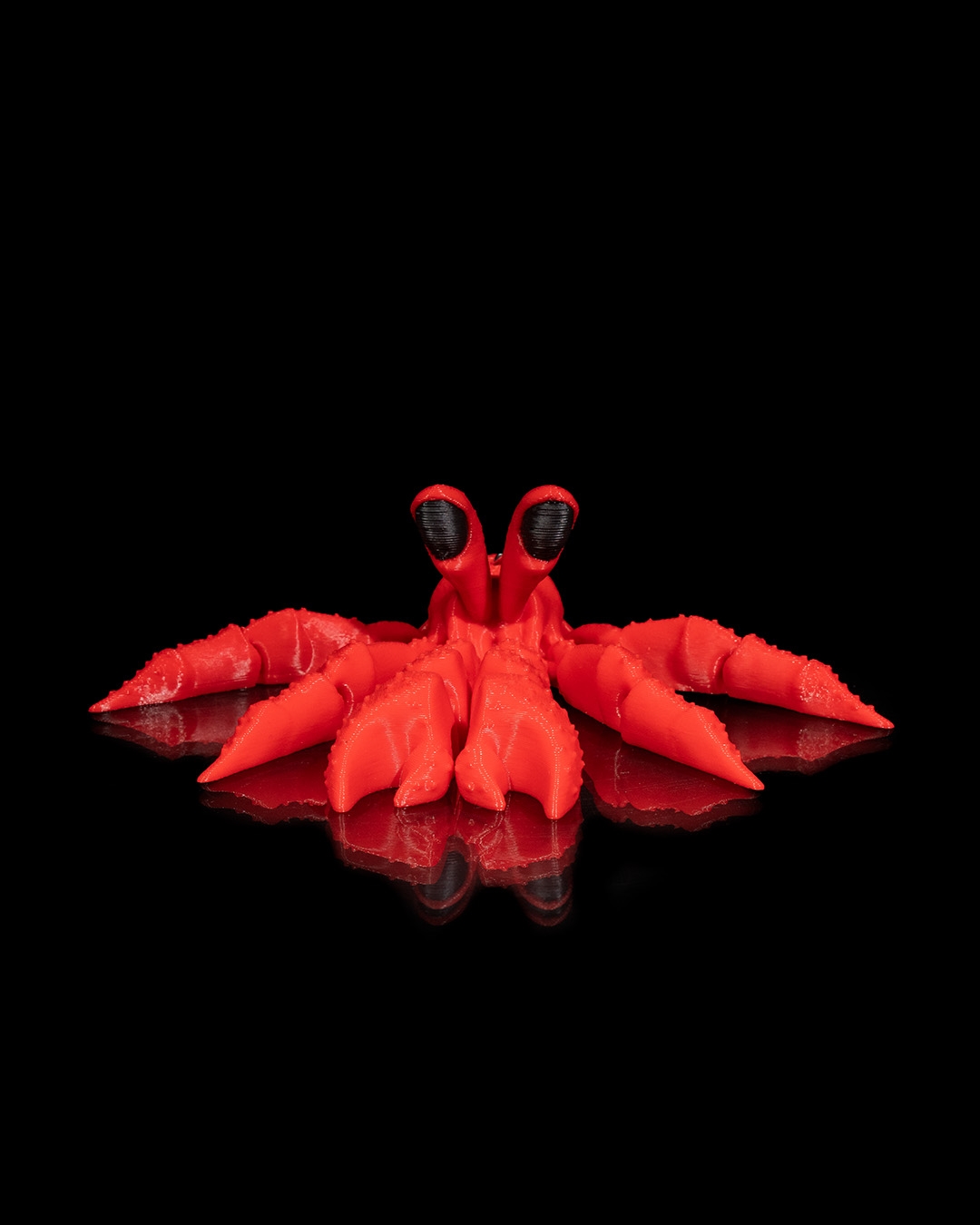 🦀 Hermit the Crab – Articulated 3D Printed Keychain - Image 2