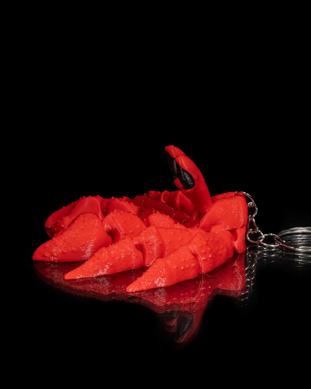 🦀 Hermit the Crab – Articulated 3D Printed Keychain - Image 3