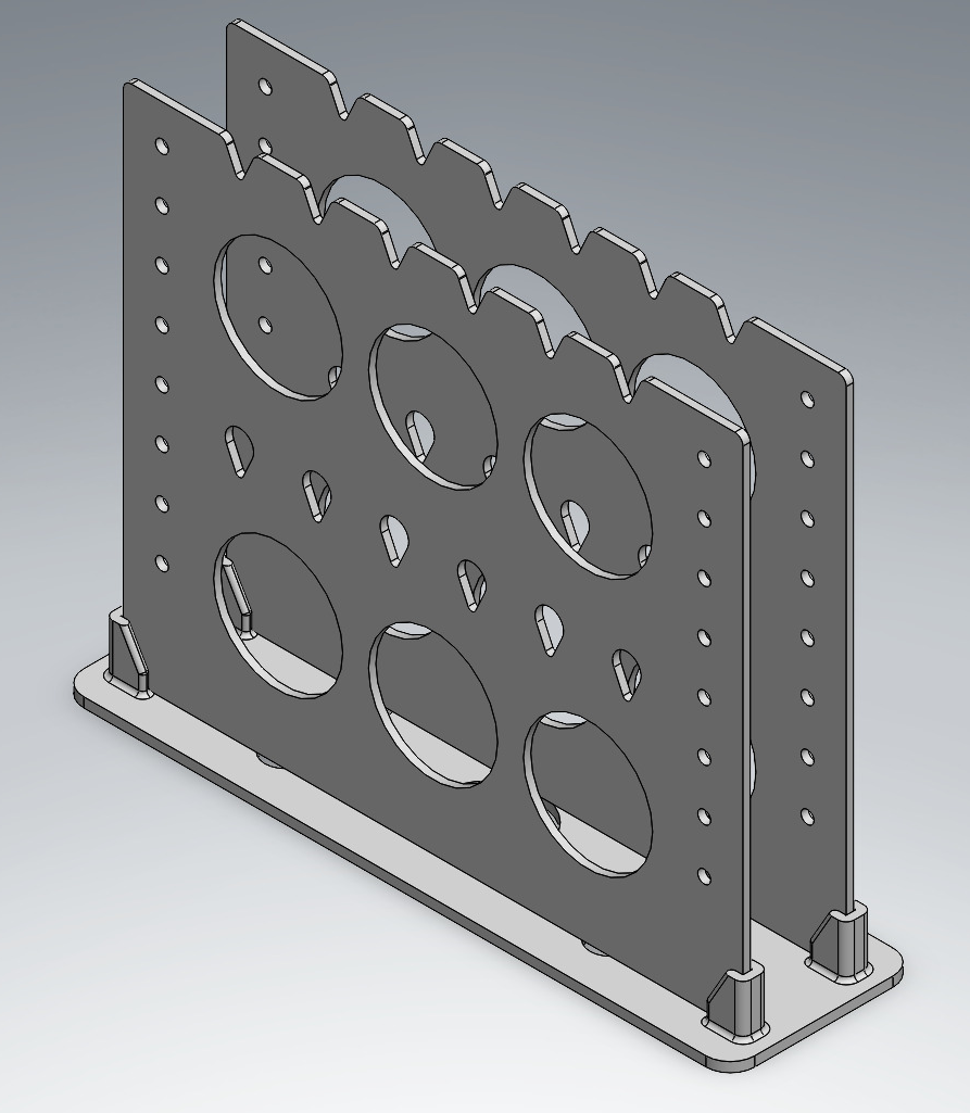 Earring Stand - Capacity: 12-pair of French Loop style w/ 16-pair of stud style earrings