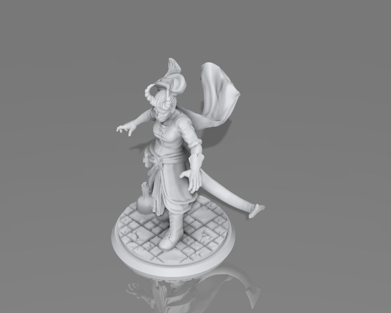Miniatura Tiefling - Classes - D&D