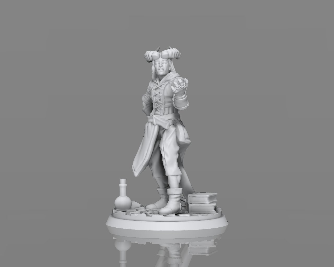 Miniatura Tiefling - Rogue - Masculino Alternativo - Image 2