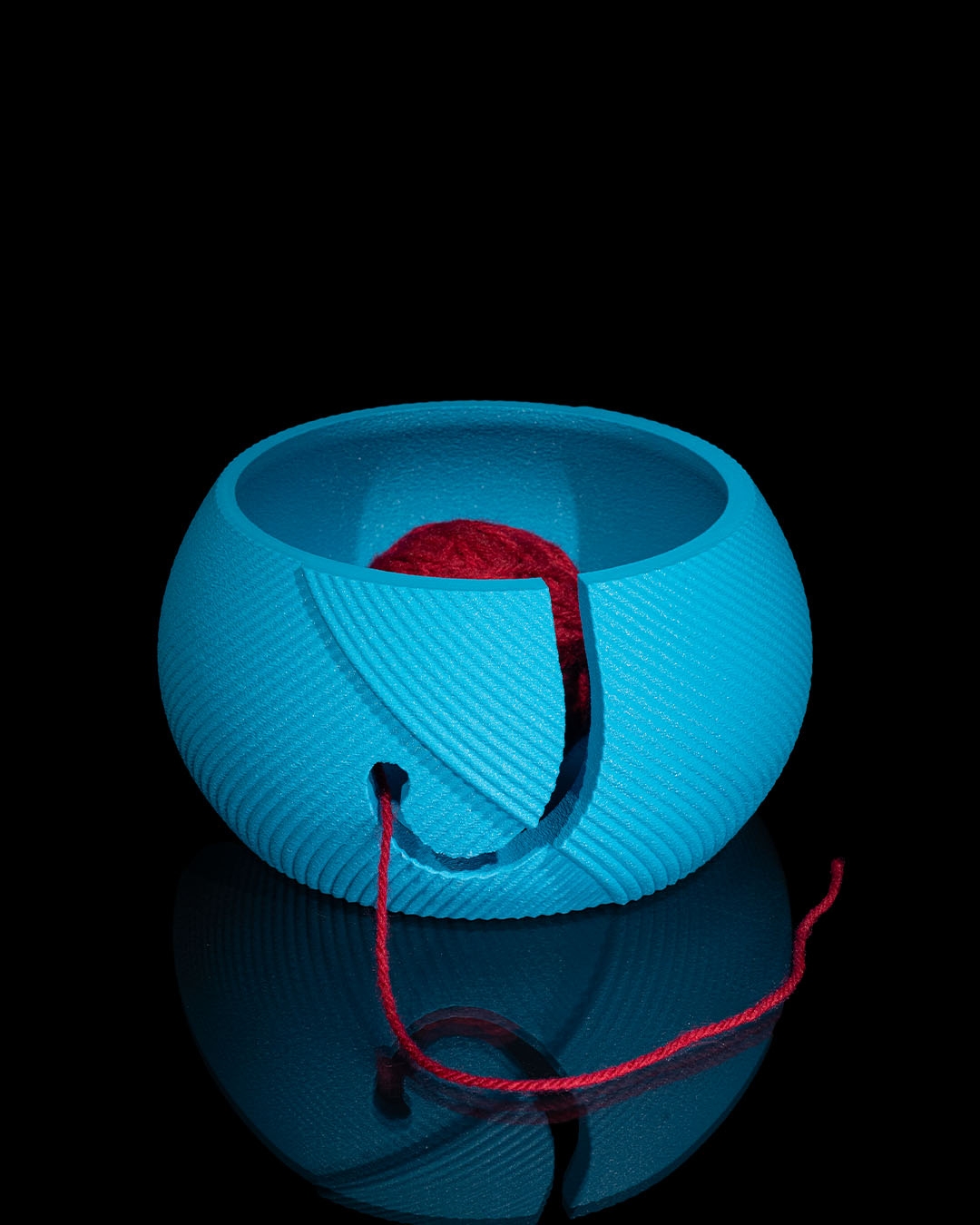 3D Printed Pull the Strings Yarn Bowl and Hook Case - Image 9