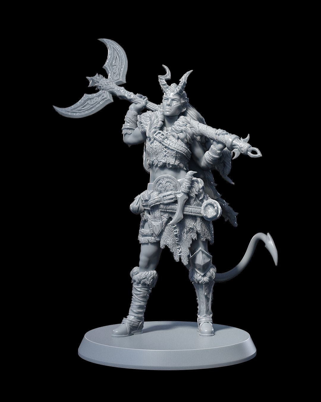 Heroes of The Bestiarium of the Mad Scholar | Yana Muto, Wyetta Lavesh, Graken Zurk | 3D-Printed RPG Miniatures - Image 6