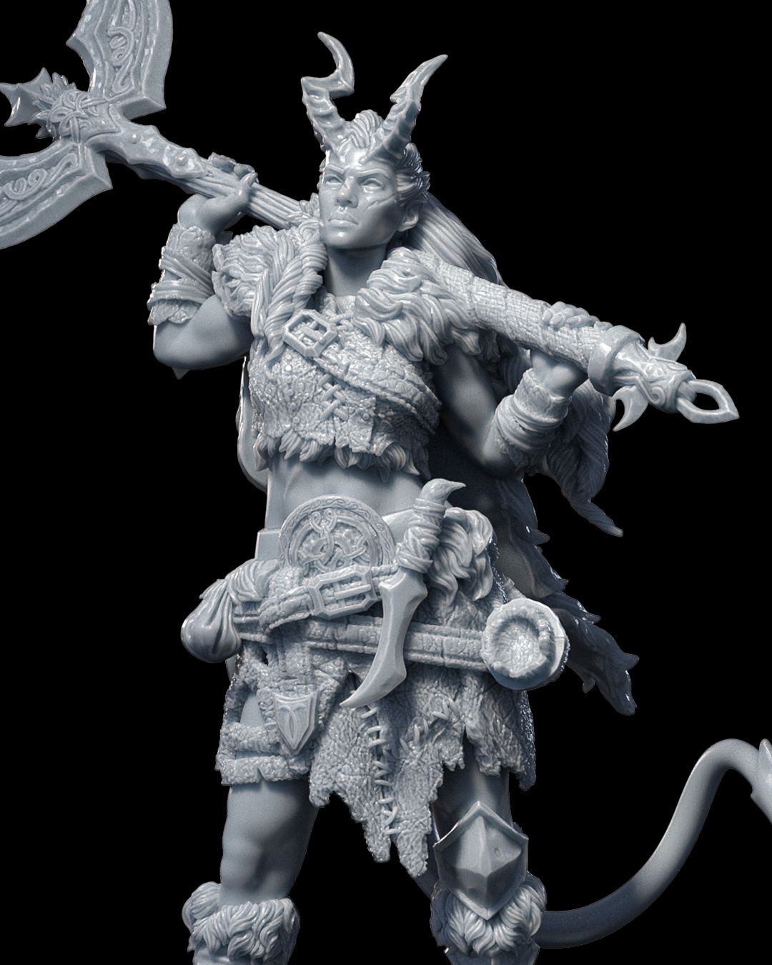 Heroes of The Bestiarium of the Mad Scholar | Yana Muto, Wyetta Lavesh, Graken Zurk | 3D-Printed RPG Miniatures - Image 7