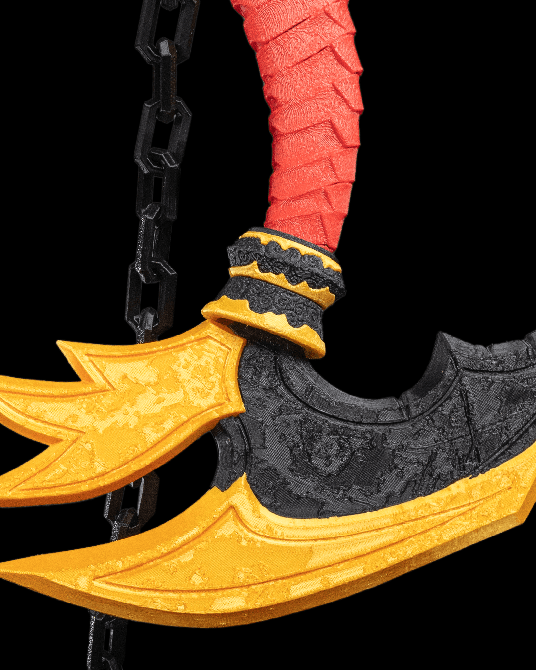 Kusarigama (Unpainted) – 3D Printed Ninja Weapon Prop & Display - Image 8