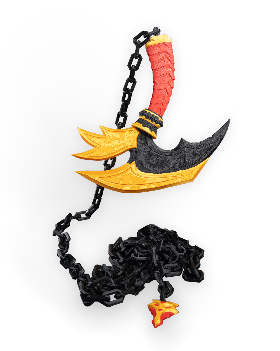 Kusarigama (Unpainted) – 3D Printed Ninja Weapon Prop & Display - Image 10