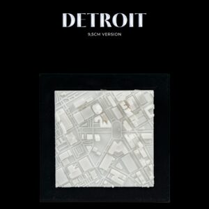 3D City Frames - Detroit - 9,5cm Version