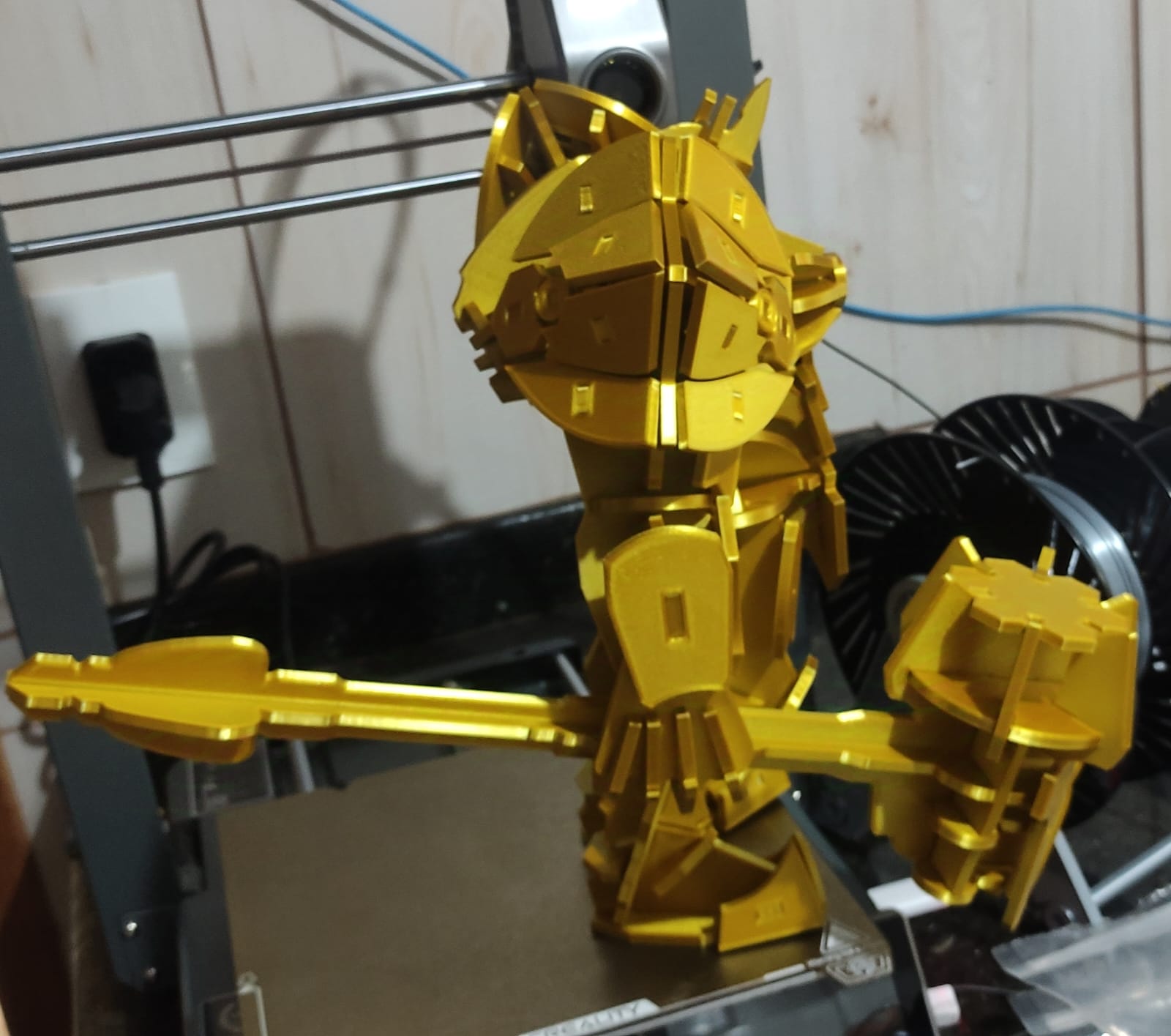 Quebra-cabeça 3D Reinhardt Presente Colecionável - Image 2