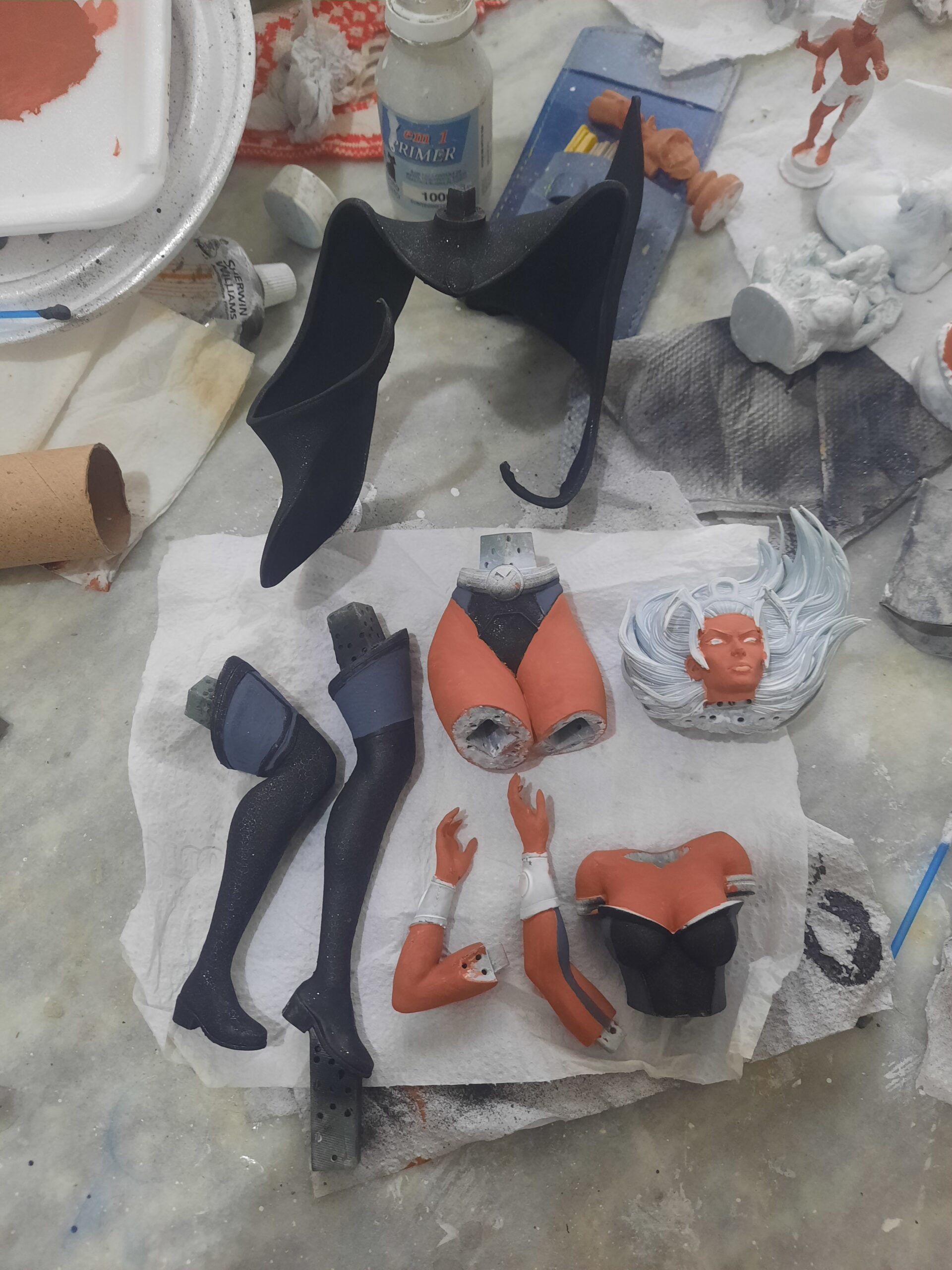 🌩️ Tempestade dos X-Men: Miniatura de Luxo em Resina - Detalhes Incríveis e Acabamento Impecável! 🌩️ - Image 2