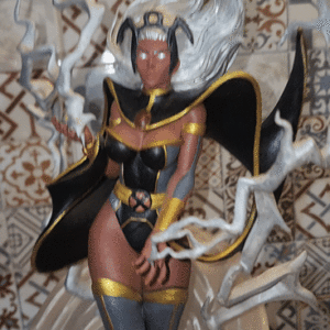 🌩️ Tempestade dos X-Men: Miniatura de Luxo em Resina - Detalhes Incríveis e Acabamento Impecável! 🌩️