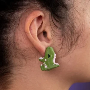 Brincos Dinossauro Personalizados Design T-ear-Rex