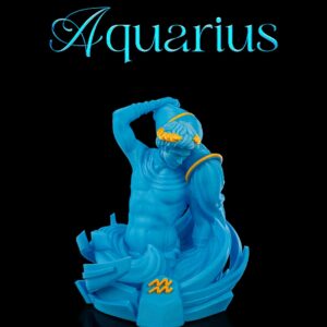 3D Printed Aquarius Statue