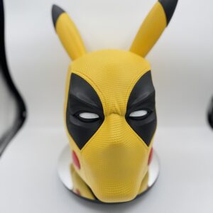 Painted Pikapool Cosplay Helmet Mash Up