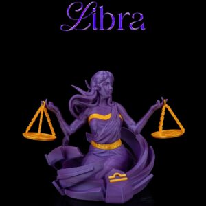 3D Printed Libra Statue