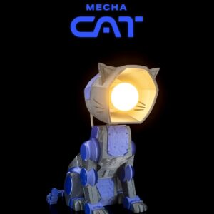Mecha Cat - Table Lamp