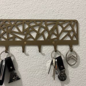 Porte-clés mural géométrique