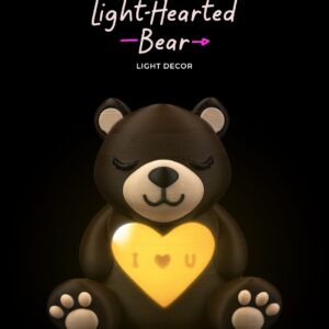 Light-Hearted Bear Light Decor