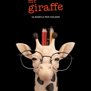 Sr. Girafa: Óculos e suporte para caneta