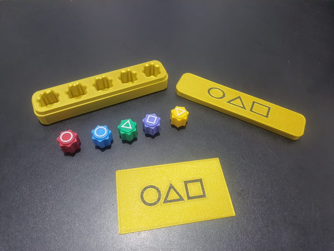 KIT jogo Gonggi Round 6 + Cartão convite + caixinha para guardar - Image 7