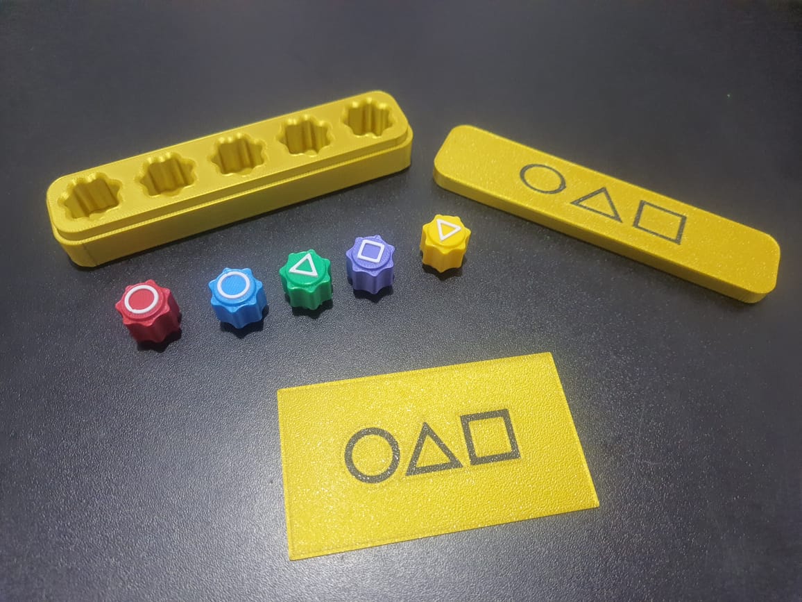 KIT jogo Gonggi Round 6 + Cartão convite + caixinha para guardar - Image 2